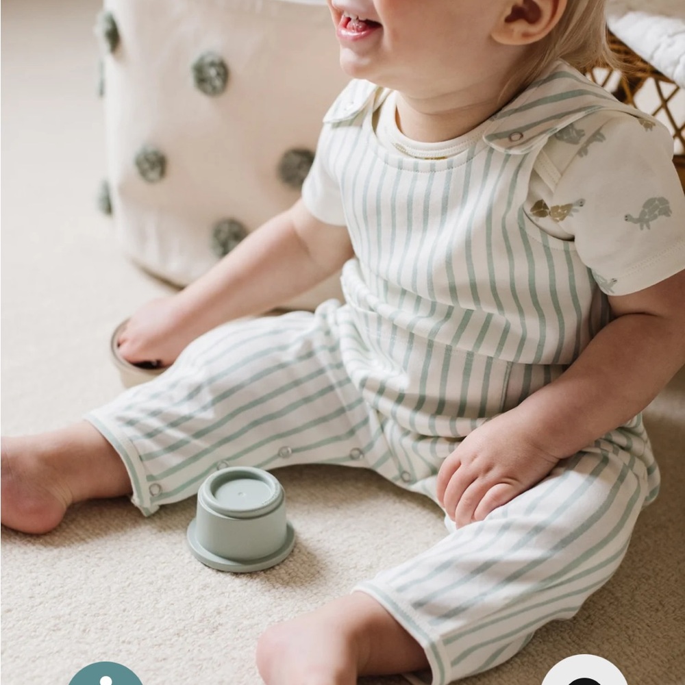 Peor Striped Baby Romper 6-12 months